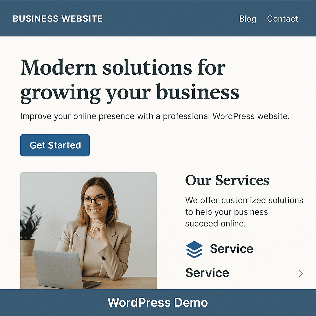 Business Website (WordPress)