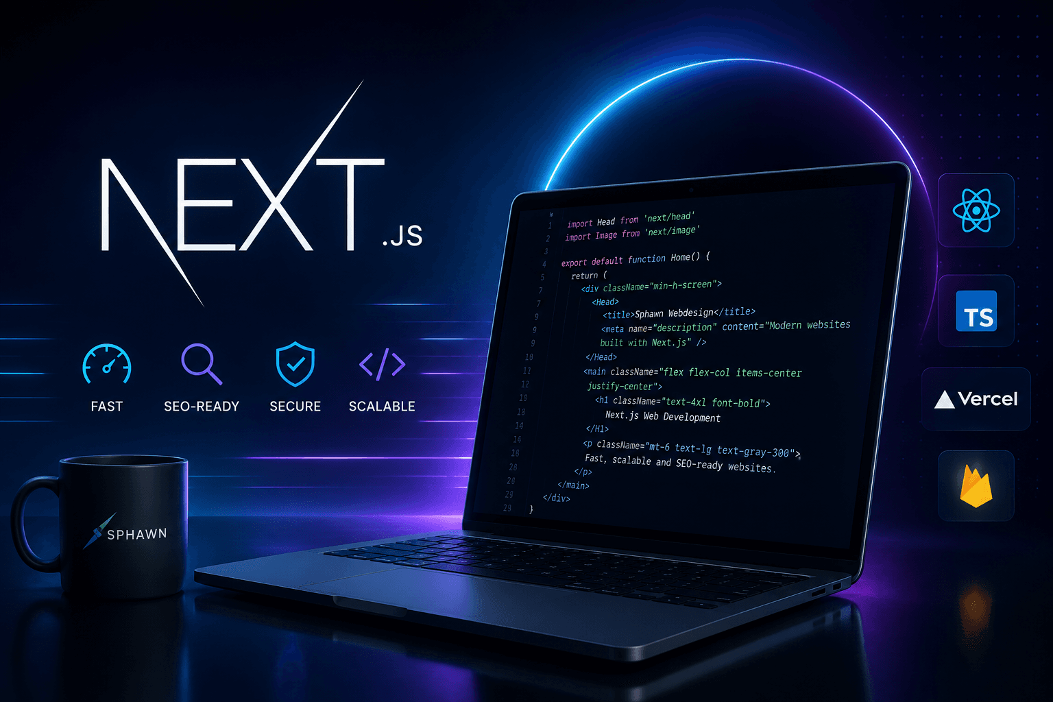 Next.js web development by Sphawn in Heerlen and Limburg